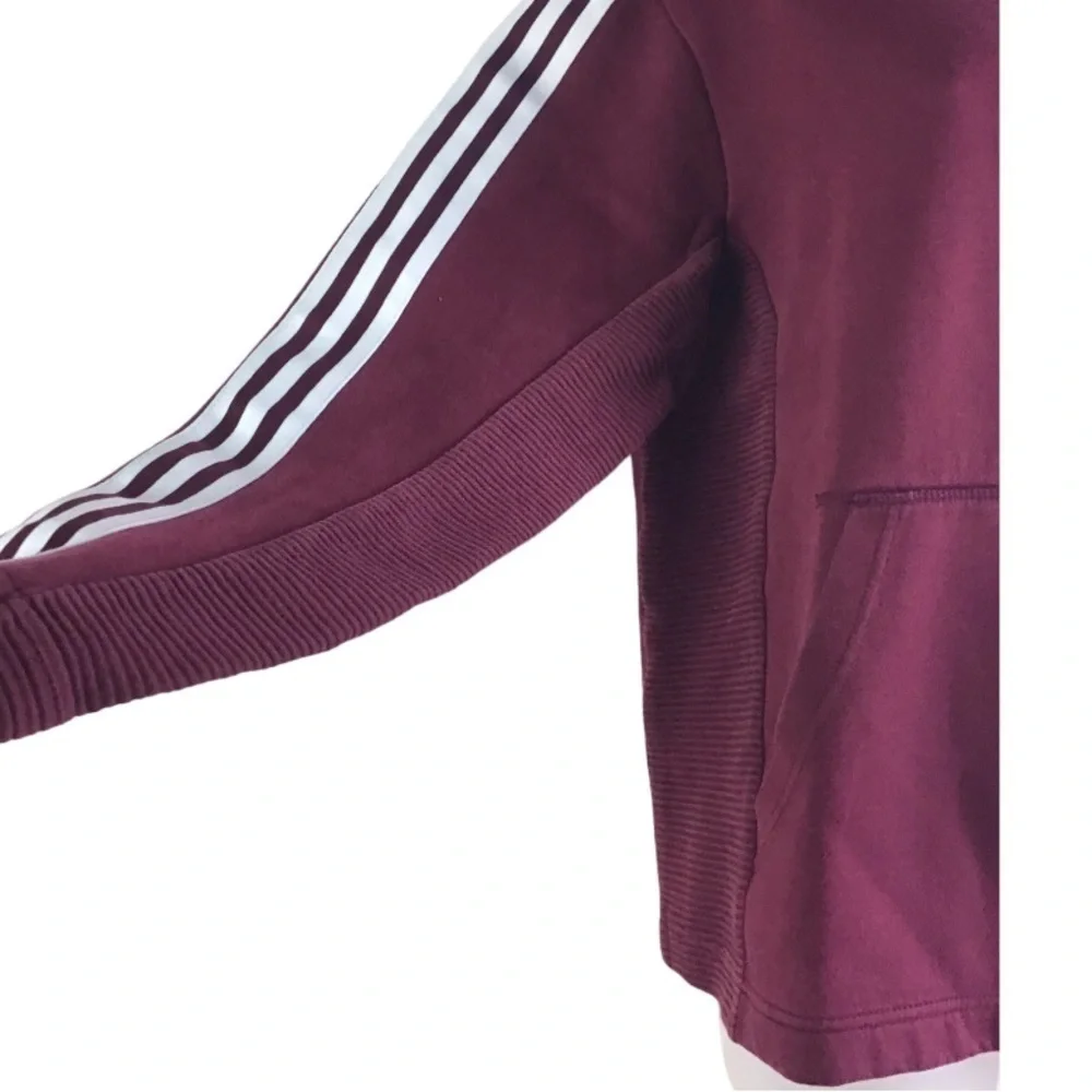ADIDAS ESSENTIALS FRENCH TERRY 3-STRIPES FULL-ZIP HOODIE Men’s Medium